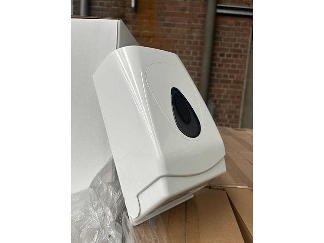 Plastiqline toiletpapier/tissue dispenser kunststof (120x) - afbeelding 2 van  7