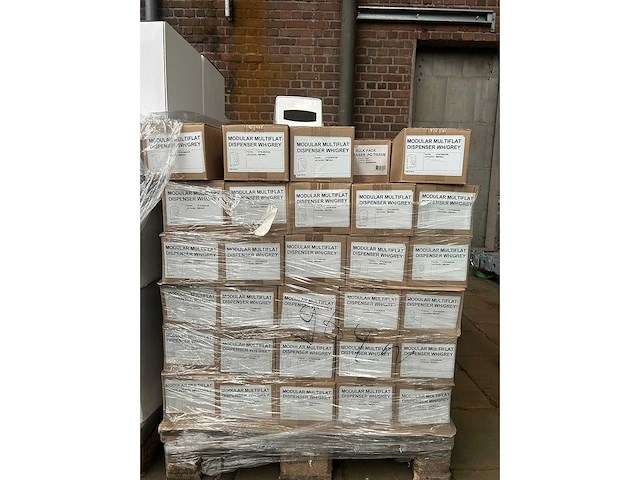 Plastiqline toiletpapier/tissue dispenser kunststof (120x) - afbeelding 5 van  7