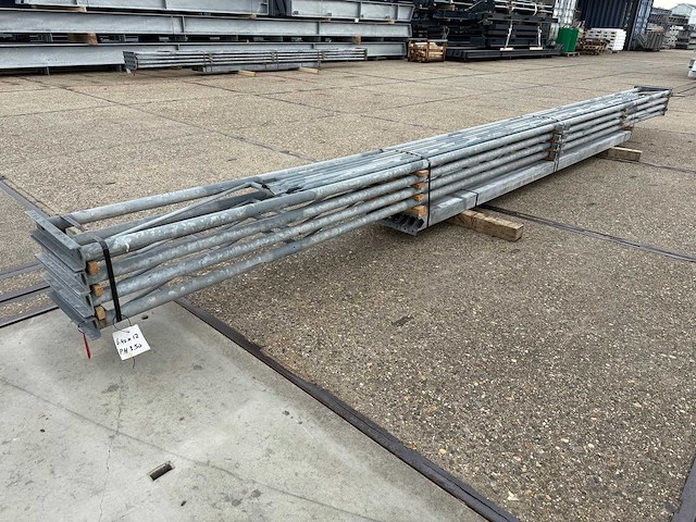 Platdak - staalconstructie 6.40 x 12.00 meter (77m2) - afbeelding 1 van  8