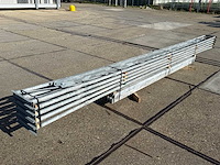 Platdak - staalconstructie 6.40 x 16.00 meter (102m2)