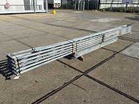 Platdak - staalconstructie 6.40 x 16.00 meter (102m2)