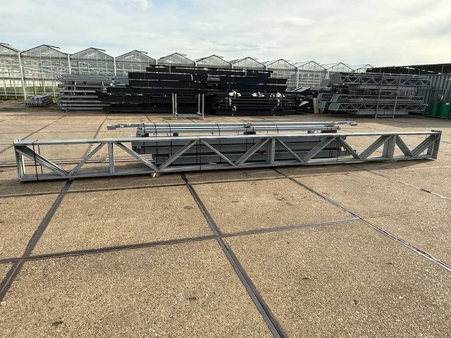 Platdak - staalconstructie 9.60 x 25.00 meter (240m2) - afbeelding 6 van  11