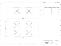 Platdak - staalconstructie 9.70 x 25.00 meter (242m2) - afbeelding 4 van  12