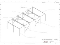 Platdak - staalconstructie 9.70 x 25.00 meter (242m2) - afbeelding 6 van  10
