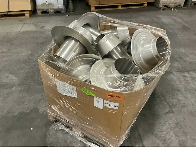 Platdak ontluchting dubbelwandig ø 200mm (15x) - afbeelding 2 van  3