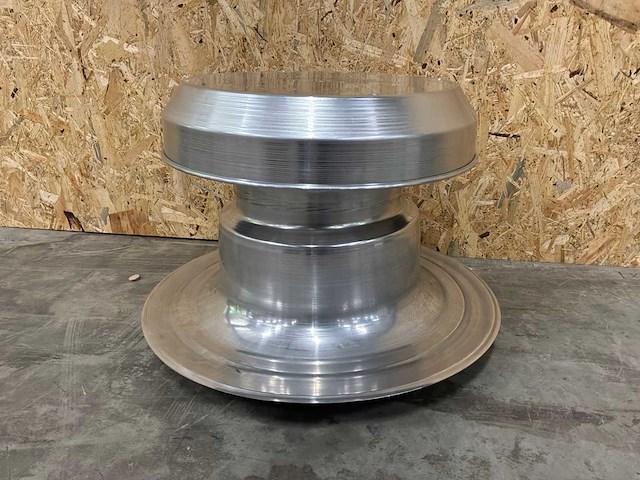 Platdakontluchting aluminium dubbelwandig 250mm (5x) - afbeelding 1 van  5