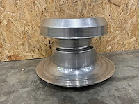 Platdakontluchting aluminium dubbelwandig 250mm (5x) - afbeelding 3 van  5
