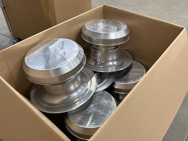 Platdakontluchting aluminium dubbelwandig 250mm (5x) - afbeelding 5 van  5