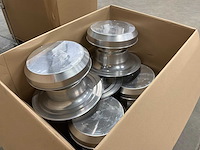 Platdakontluchting aluminium dubbelwandig 250mm (5x) - afbeelding 5 van  5