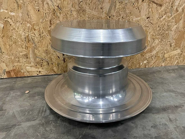Platdakontluchting aluminium dubbelwandig 250mm (5x) - afbeelding 3 van  8