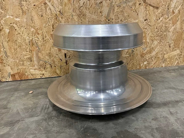 Platdakontluchting aluminium dubbelwandig 250mm (5x) - afbeelding 4 van  8