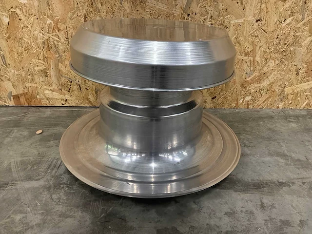 Platdakontluchting aluminium dubbelwandig 250mm (5x) - afbeelding 6 van  8