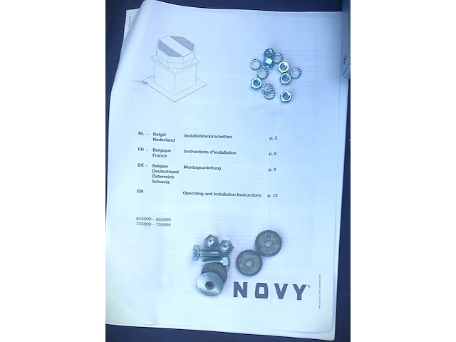 Platdakventilator – externe dakmotor – 790 m³/u, novy, 645999, grijs / chroom - afbeelding 2 van  13