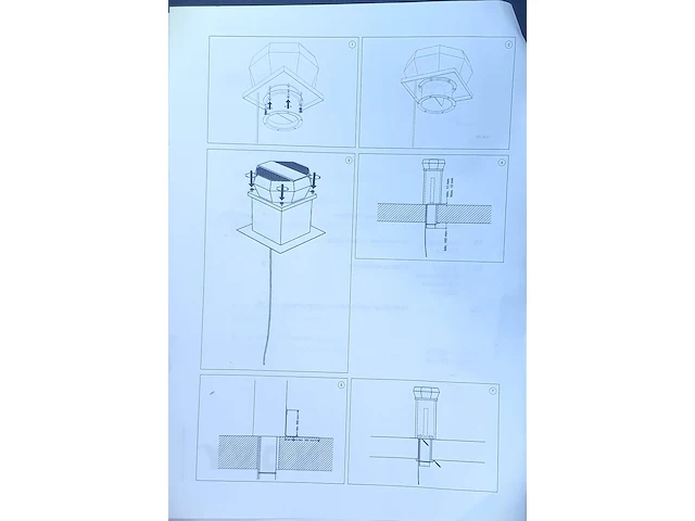 Platdakventilator – externe dakmotor – 790 m³/u, novy, 645999, grijs / chroom - afbeelding 3 van  13