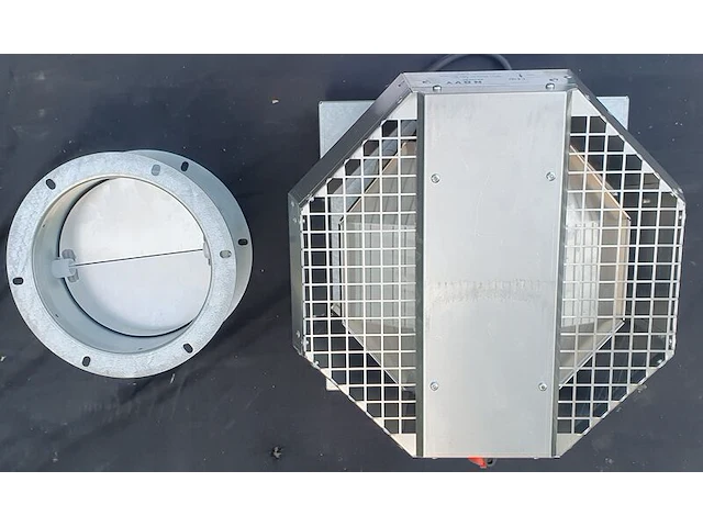 Platdakventilator – externe dakmotor – 790 m³/u, novy, 645999, grijs / chroom - afbeelding 4 van  13