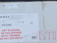 Platdakventilator – externe dakmotor – 790 m³/u, novy, 645999, grijs / chroom - afbeelding 8 van  13