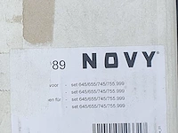 Platdakventilator – externe dakmotor – 790 m³/u, novy, 645999, grijs / chroom - afbeelding 10 van  13