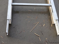 Plateau plank/plaat houders - 217x60x10cm - 4 stuks - afbeelding 4 van  5