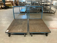 Plateauwagen (2x) - afbeelding 2 van  3
