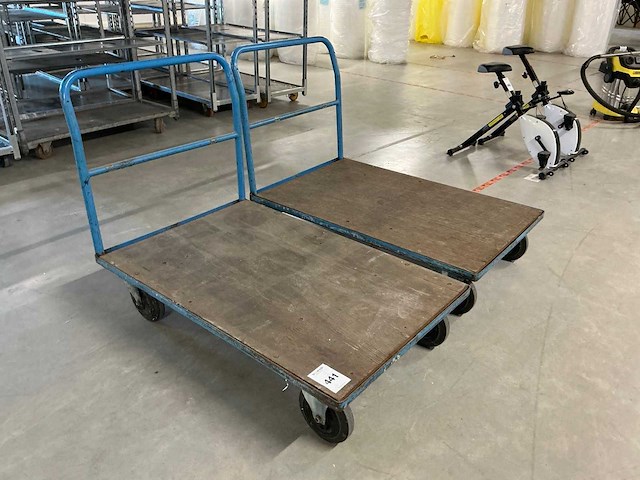 Plateauwagen (2x) - afbeelding 3 van  3