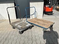 Plateauwagen (2x) - afbeelding 1 van  7