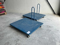 Plateauwagen (2x) - afbeelding 1 van  5