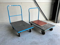 Plateauwagen (2x) - afbeelding 1 van  6