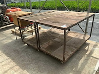 Plateauwagen (2x)