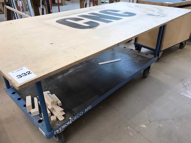Plateauwagen (2x) - afbeelding 2 van  2