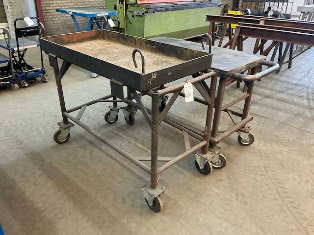 Plateauwagen (3x) - afbeelding 1 van  7