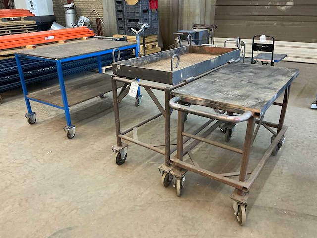 Plateauwagen (3x) - afbeelding 1 van  9