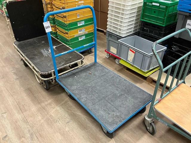 Plateauwagen (3x) - afbeelding 4 van  5