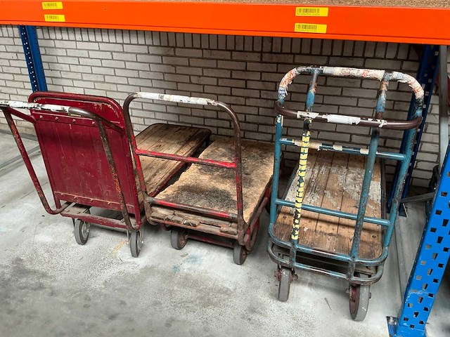 Plateauwagen (6x) - afbeelding 3 van  4