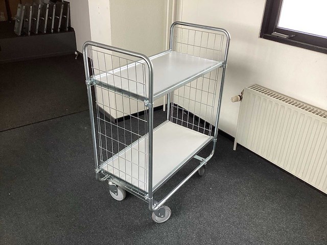 Plateauwagen met gaaswand - afbeelding 4 van  4