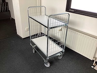 Plateauwagen met gaaswand - afbeelding 2 van  4