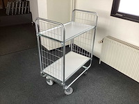 Plateauwagen met gaaswand - afbeelding 4 van  4