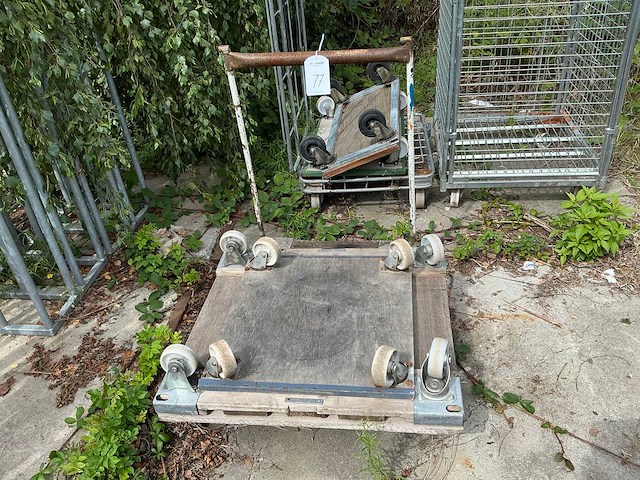 Plateauwagen - afbeelding 1 van  3