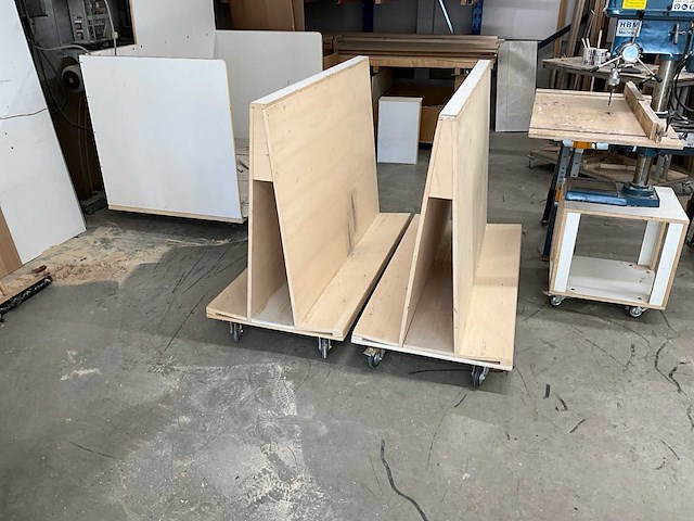 Platen karren (2x) - afbeelding 1 van  4