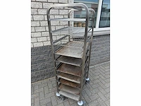 Platen wagen - 60x40 - rvs wagen - afbeelding 2 van  2