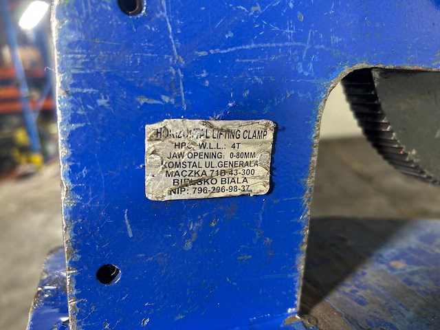 Platenhijsklem (5x) - afbeelding 3 van  5