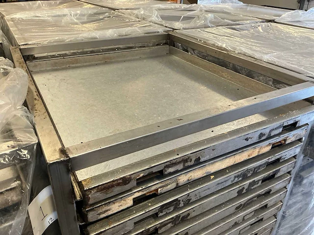 Platenkar met bakplaten (3x) - afbeelding 4 van  4
