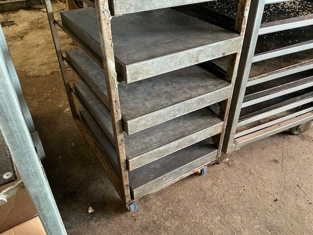 Platenkar/regaalwagen (2x) - afbeelding 4 van  7