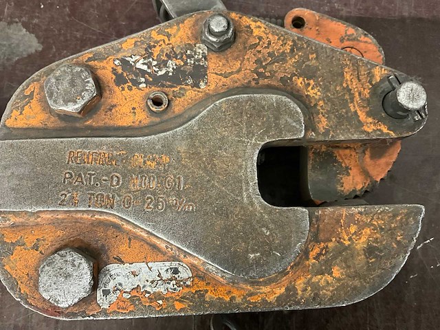 Platenklem 2500 kg (2x) - afbeelding 3 van  4