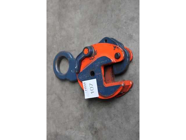 Platenklem met hijsoog 25-50 mm, 2 ton. - afbeelding 1 van  2