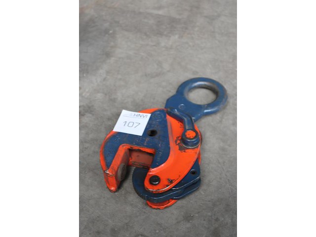 Platenklem met hijsoog 25-50 mm, 2 ton. - afbeelding 2 van  2