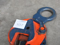 Platenklem met hijsoog 25-50 mm, 2 ton. - afbeelding 2 van  2
