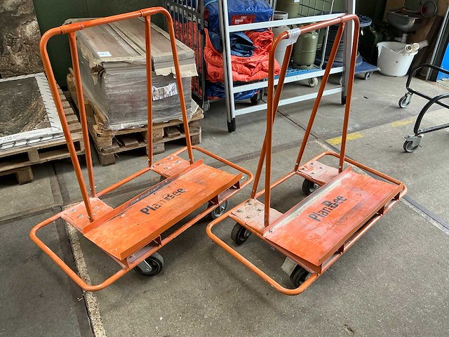 Platentransportkar (2x) - afbeelding 1 van  3