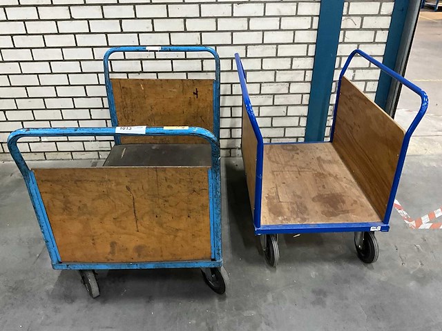 Platenwagen (2x) - afbeelding 1 van  2