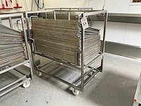 Platenwagen + aluminium platen - afbeelding 1 van  3