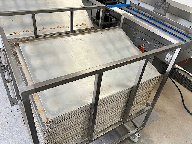 Platenwagen + aluminium platen - afbeelding 3 van  3